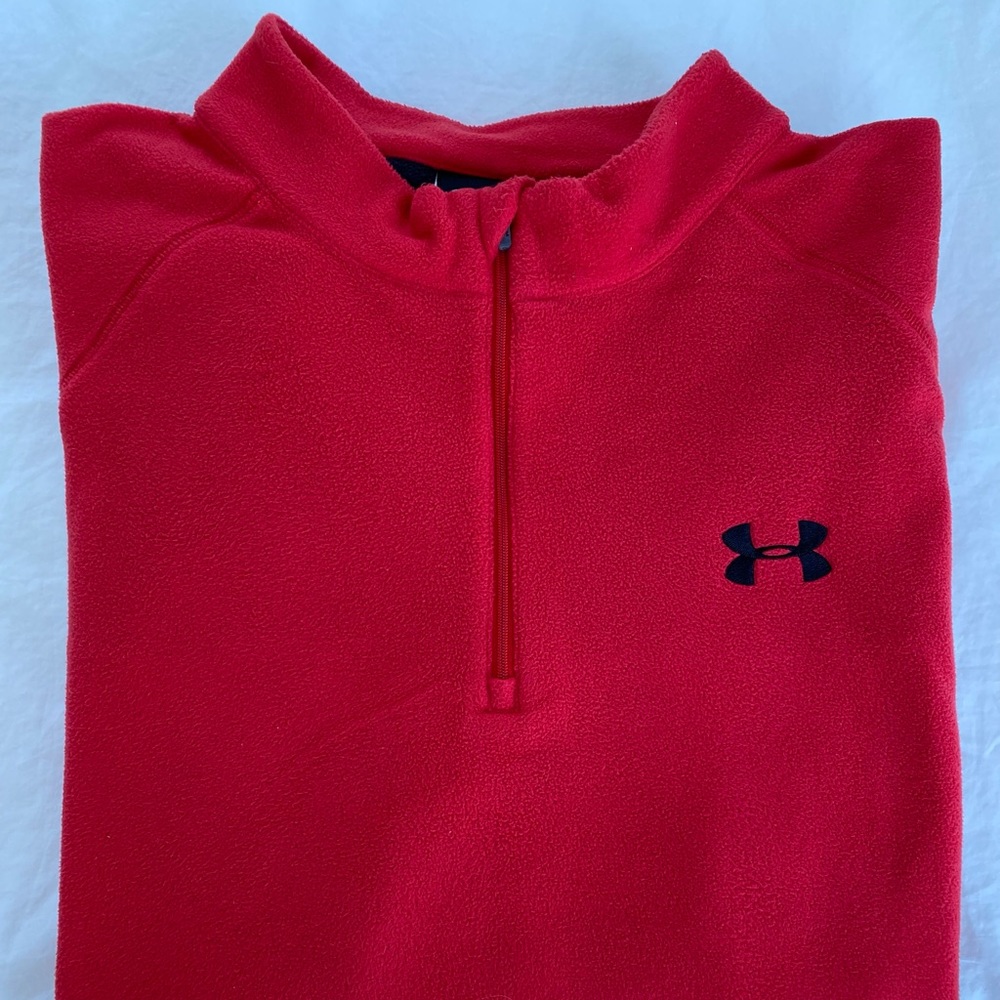 Under Armour Red Fleece New No Tags xxl
